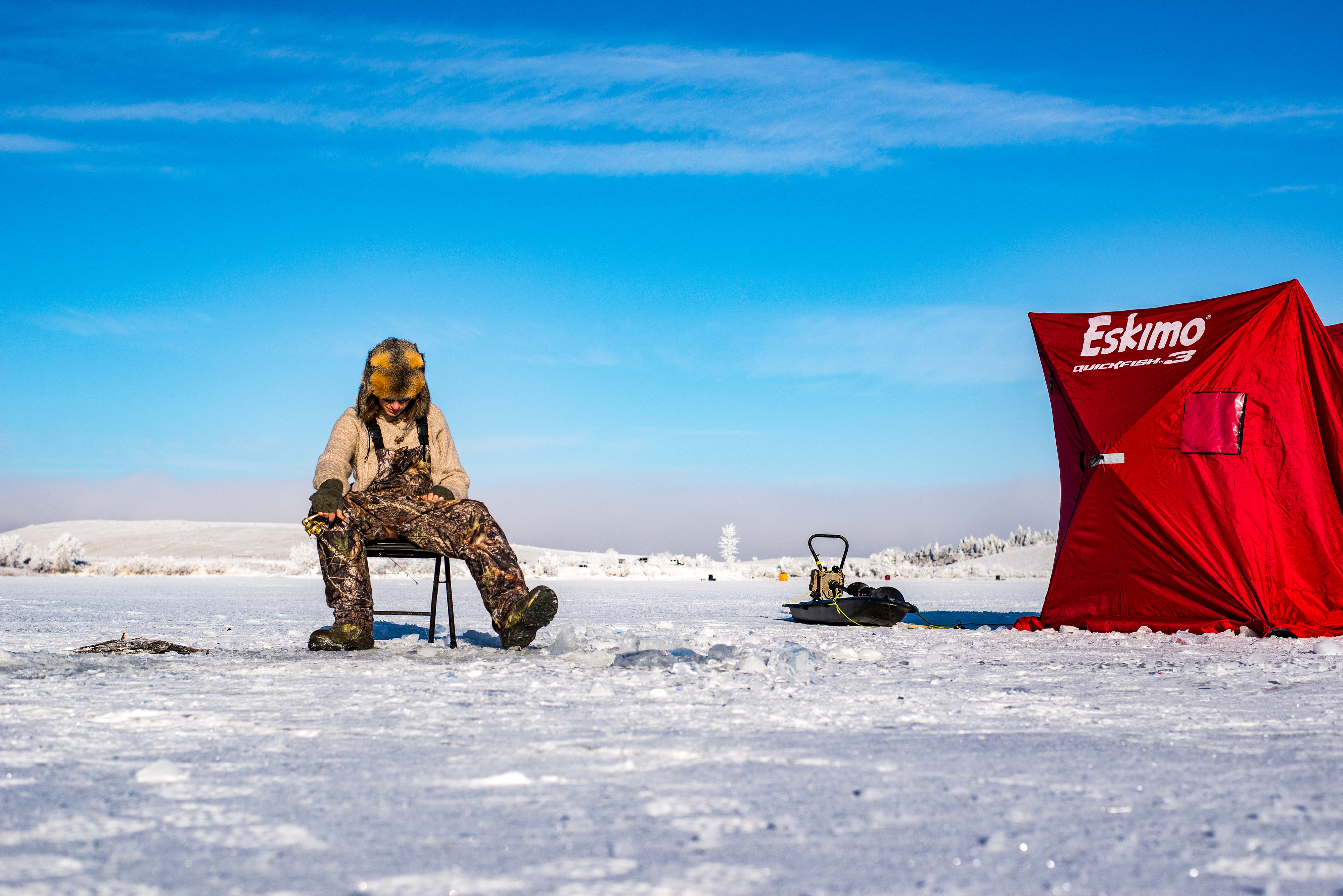 Guided Ice Fishing Sun Peaks Resort