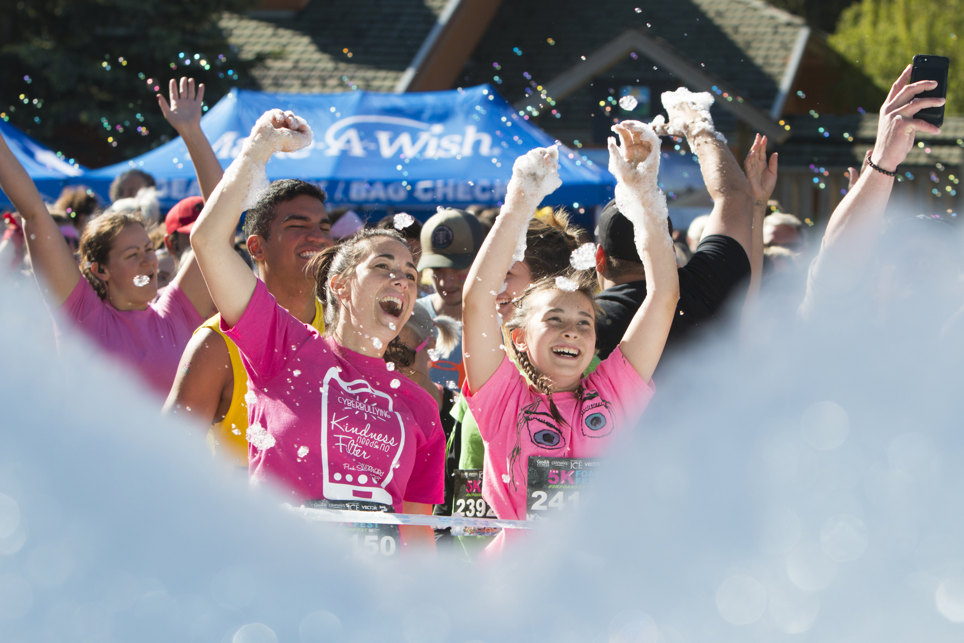 5k Foam Fest at Sun Peaks Resotr