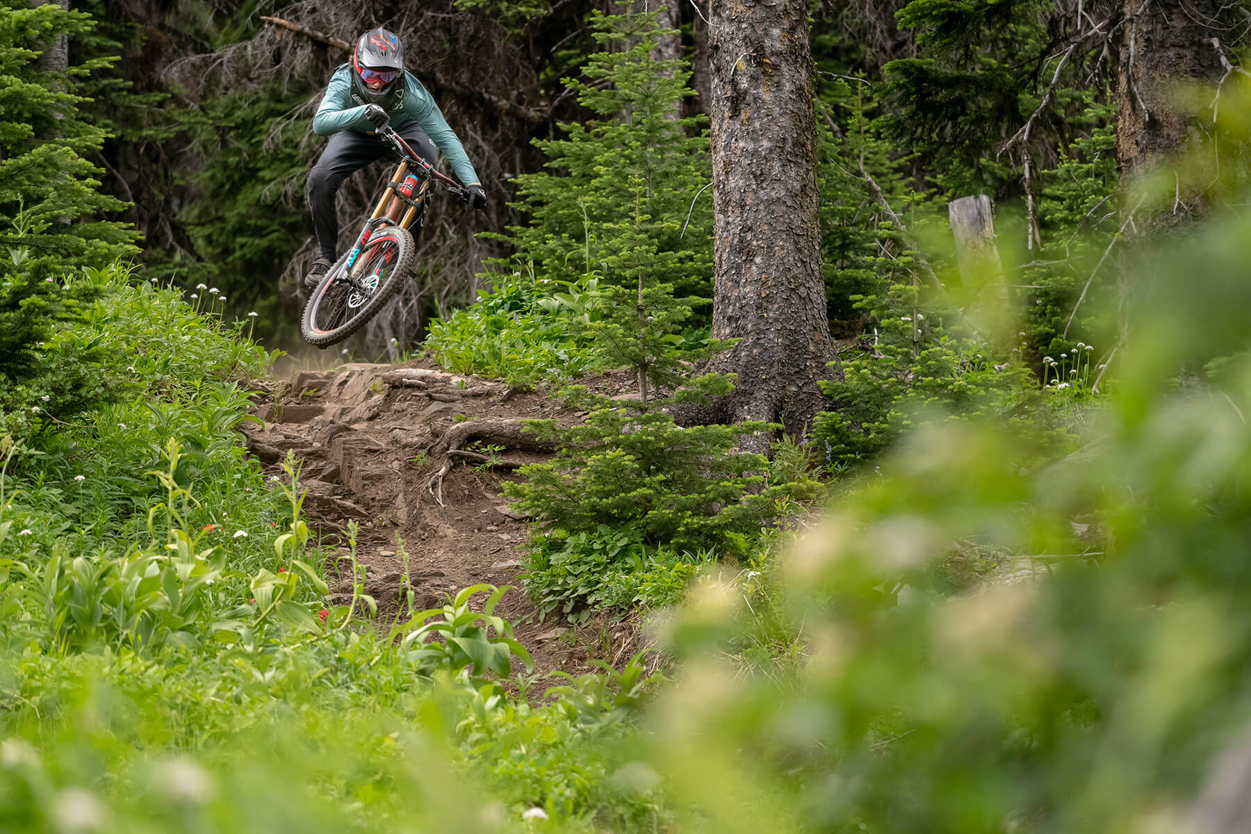 sun peaks bike park map