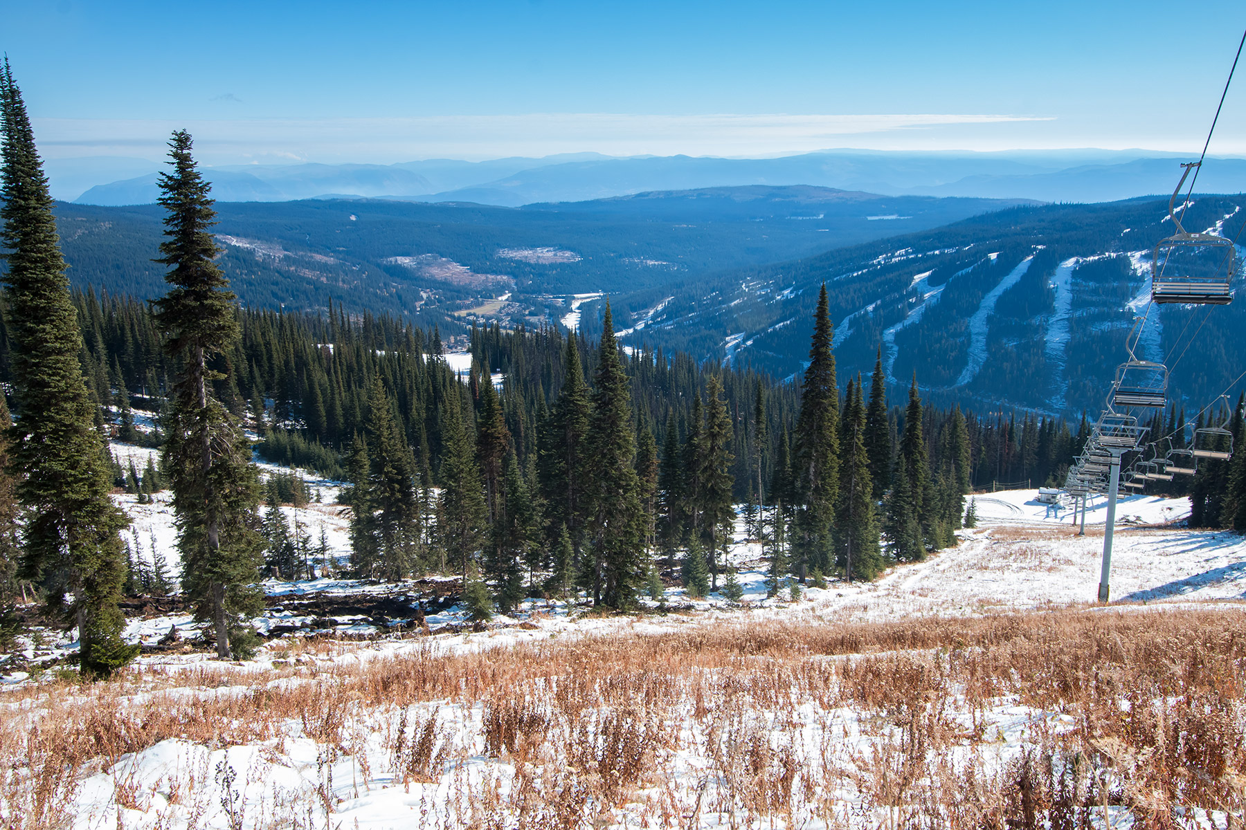 New glading near the Crystal Chairlift