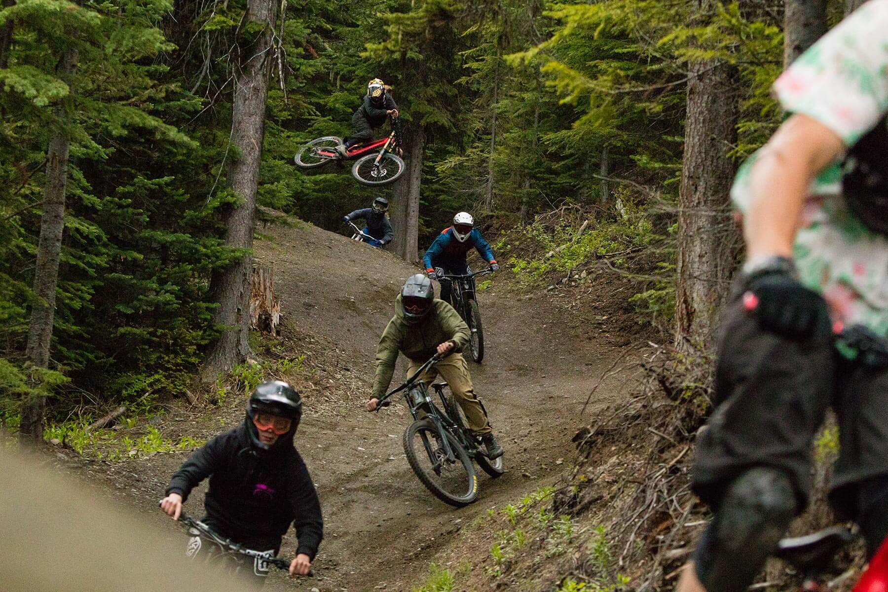 sun peaks bike park map