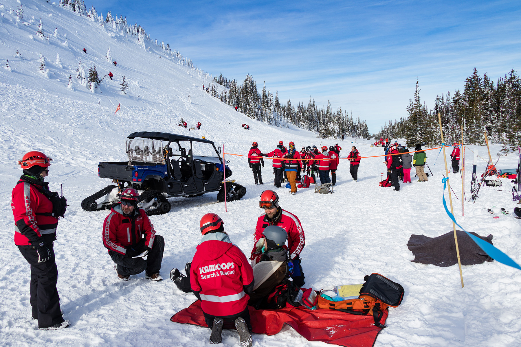 Avalanche Training Scenario at Sun Peaks Resort