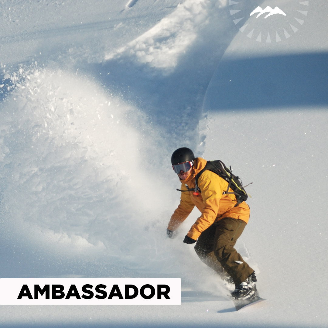 Photo of Mikey Wheeler-Johnson, a member of the 2023-24 Sun Peaks Ambassador Team