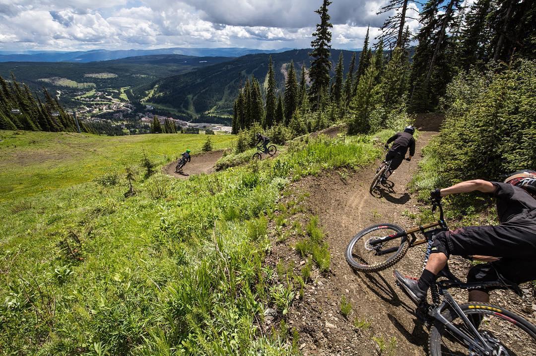 sun peaks bike park map